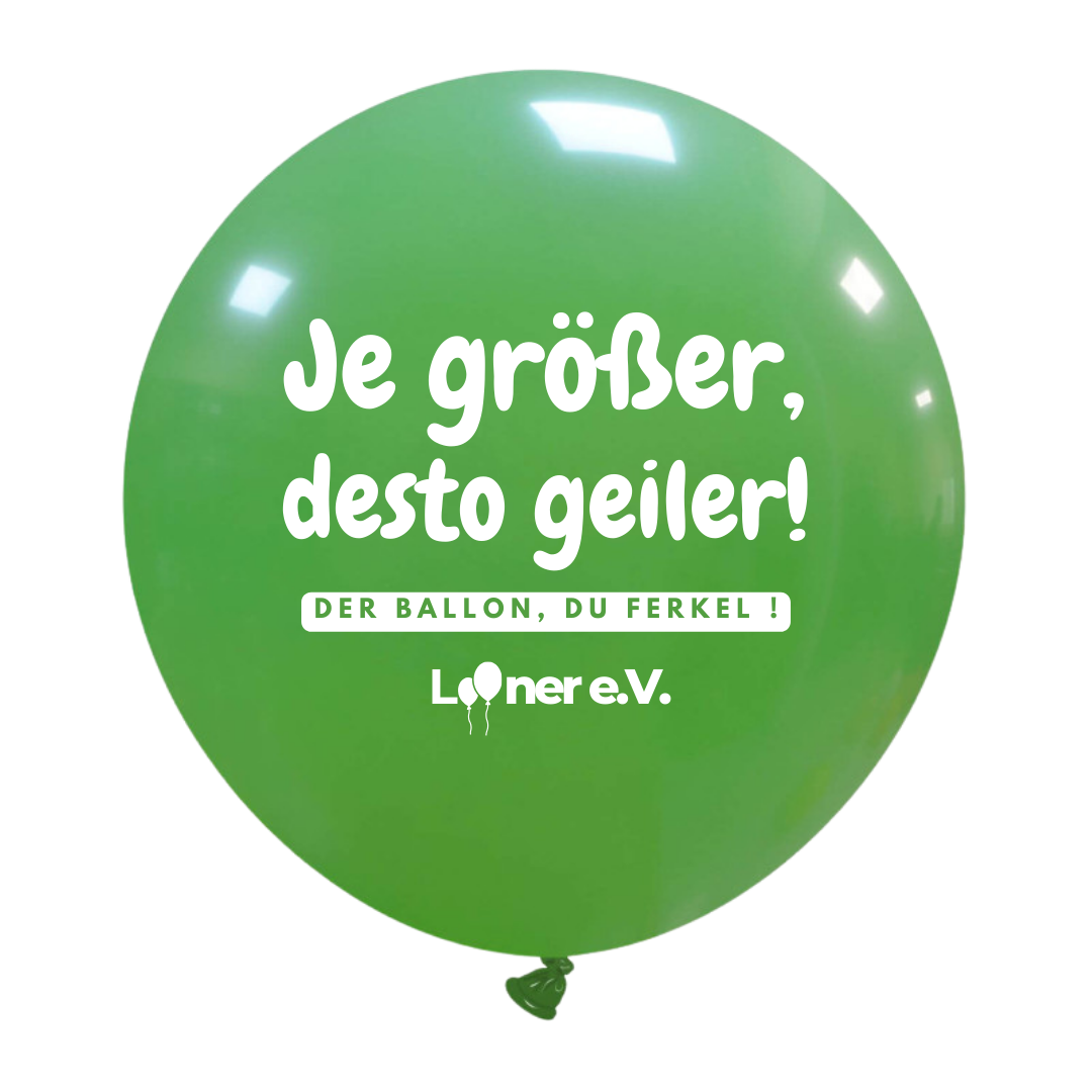 Je größer ...
