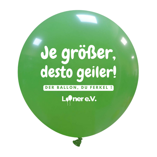 Je größer ...